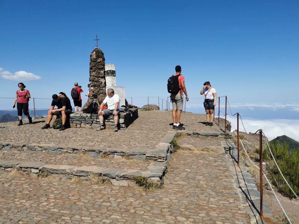 Na szczycie Pico Ruivo