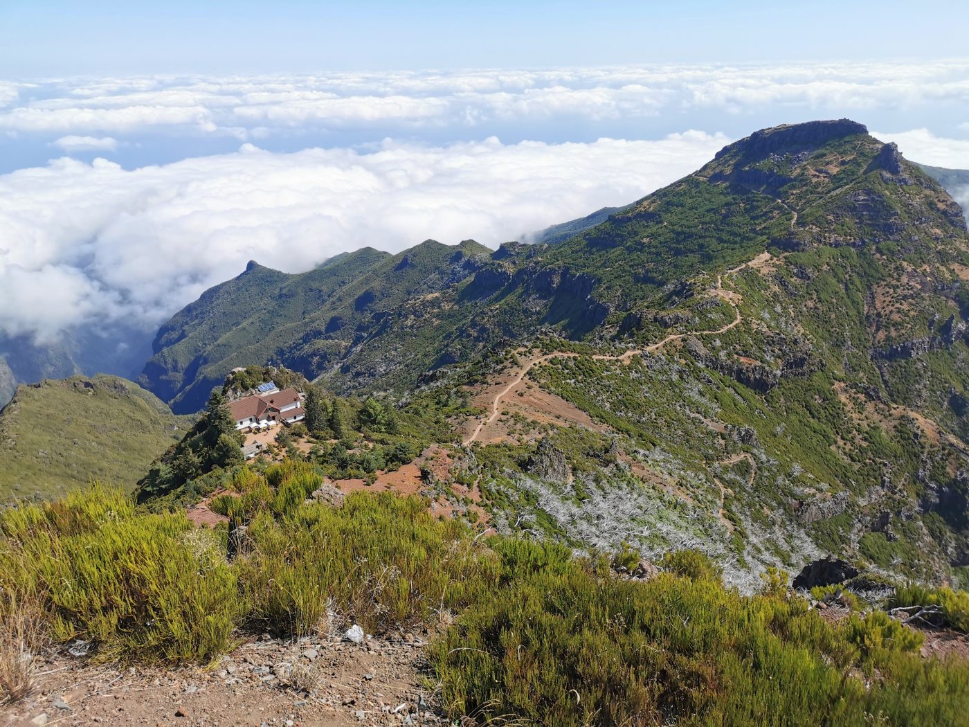 Widok z Pico Ruivo